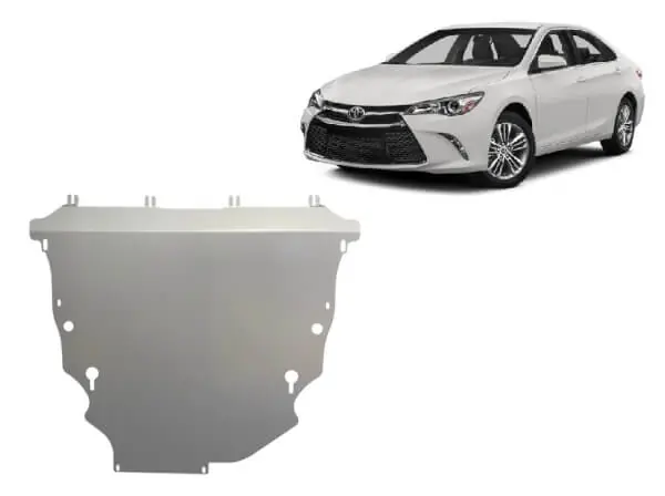 Pohjapanssari Toyota Camry (2018➟), moottori, vaihdelaatikko, jäähdytin, etupuskuri, alumiinia 🙂 Vain Rajoitetun Ajan