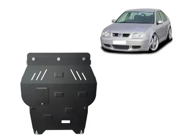 Pohjapanssari Volkswagen Bora (1998-2006), moottori, vaihdelaatikko, jäähdytin, etupuskuri, terästä 🙂 Nopea Toimitus