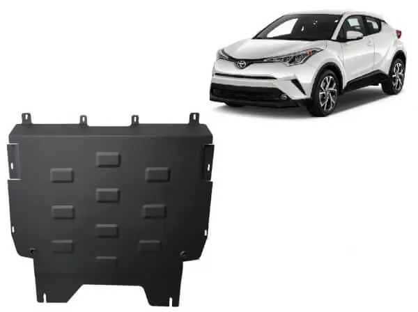 Vain Tänään Pohjapanssari Toyota C-HR (2016-2023), moottori, vaihdelaatikko, jäähdytin, terästä 🙂