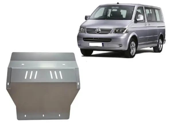Pohjapanssari Volkswagen Caravelle (2003-2015), moottori, vaihdelaatikko, jäähdytin, etupuskuri, alumiinia 🙂 Halpa