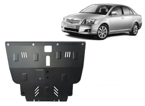 Eniten Myyty Pohjapanssari Toyota Avensis (2003-2008), moottori, vaihdelaatikko, jäähdytin, terästä 🙂