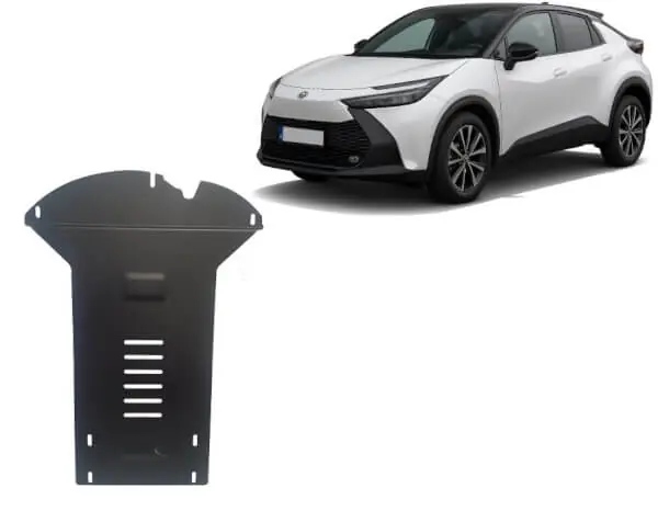 Pohjapanssari Toyota C-HR (2023➟), katalysaattori, terästä 🙂 Suoraan Valmistajalta