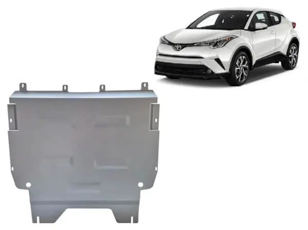 Pohjapanssari Toyota C-HR (2016-2023), moottori, vaihdelaatikko, jäähdytin, alumiinia 🙂 Ilmainen Palautus