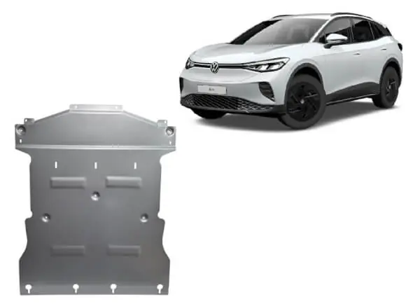 Viimeinen Mahdollisuus Pohjapanssari Volkswagen ID.4 (2021➟), moottori, vaihdelaatikko, jäähdytin, alumiinia 🙂
