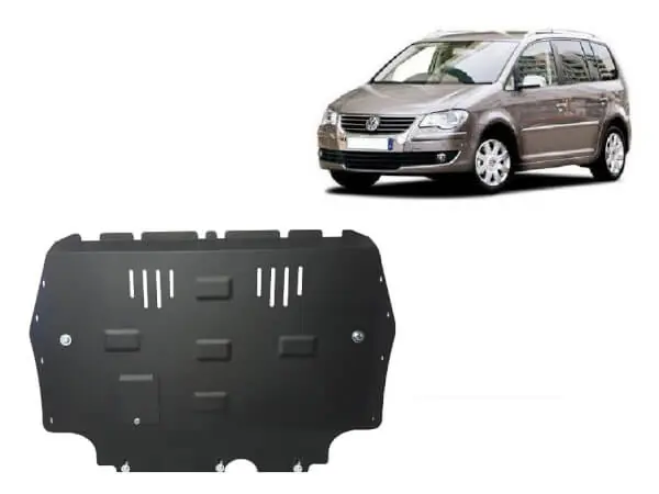 Vain Tänään Pohjapanssari Volkswagen Touran (2003-2015), moottori, vaihdelaatikko, jäähdytin, terästä 🙂