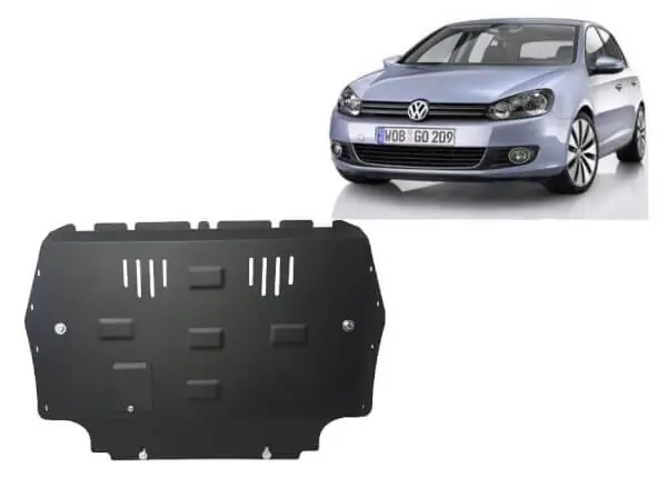 Alennettu Pohjapanssari Volkswagen Golf (2010-2012), moottori, vaihdelaatikko, jäähdytin, terästä 🙂