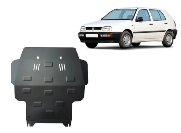 Tilaa Heti Pohjapanssari Volkswagen Golf (1991-1998), moottori, vaihdelaatikko, jäähdytin, etupuskuri, terästä 🙂