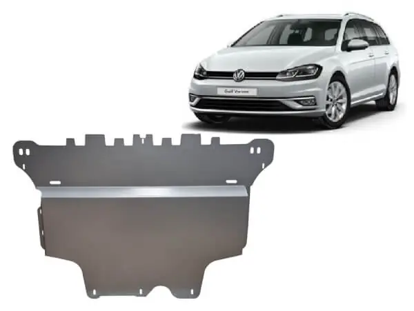 Halpa Hinta Pohjapanssari Volkswagen Golf (2012-2021), moottori, vaihdelaatikko, jäähdytin, etupuskuri, alumiinia 🙂