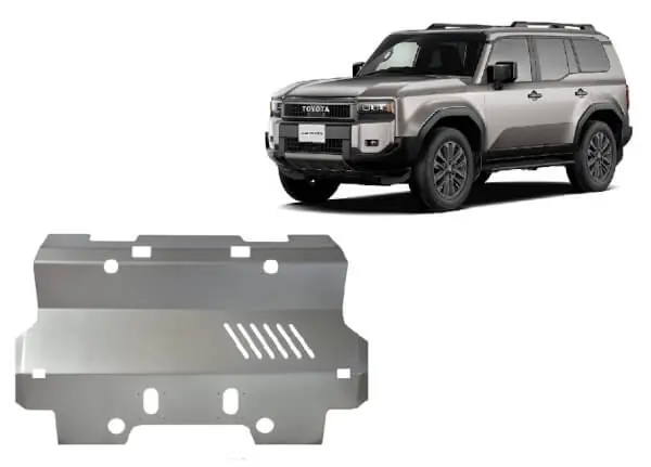 Flash-Tarjous Pohjapanssari Toyota Land Cruiser (2024➟), jäähdytin, alumiinia 🙂