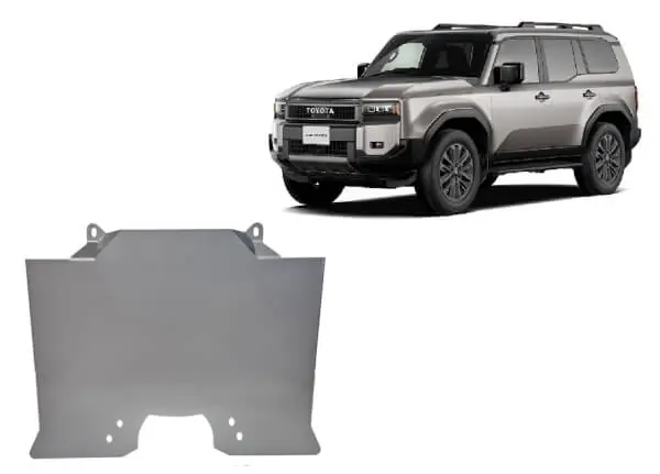 Pohjapanssari Toyota Land Cruiser (2024➟), moottori, alumiinia 🙂 Ilmainen Palautus