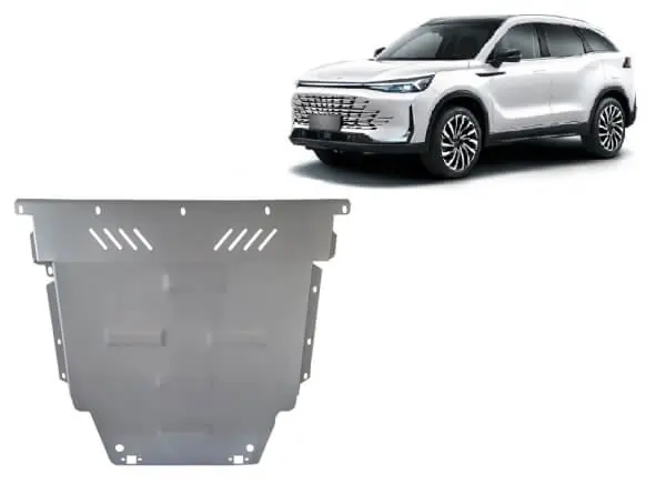 Pohjapanssari Baic X75 (2023➟), moottori, vaihdelaatikko, jäähdytin, alumiinia 🙂 Päivän Tarjous