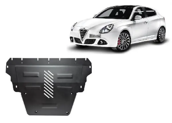 Pikatoimitus Pohjapanssari Alfa Romeo Giulietta (2010-2020), moottori, vaihdelaatikko, jäähdytin, terästä 🙂