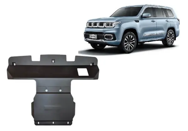 Pohjapanssari Baic BJ60 (2022➟), moottori, jäähdytin, etupuskuri, terästä 🙂 Sertifioitu