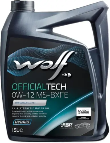 Flash-Tarjous Moottoriöljy OFFICIALTECH 0W-12 MS-BXFE, 5 l, Wolf 🙂
