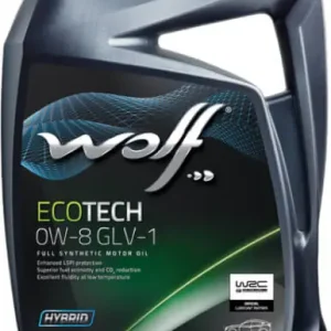 Edullinen Hinta Moottoriöljy ECOTECH 0W-8 GLV-1, 5 l, Wolf 🙂