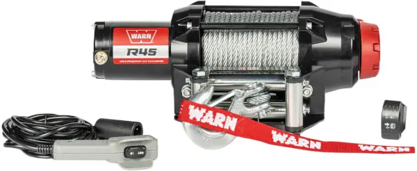 Merkkituote Sähkövinssi vaijerilla R45 12 V / 2041 kg, Warn 🙂