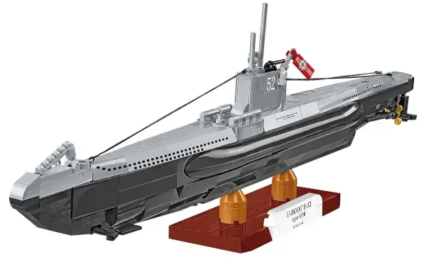 Koottava sukellusvene U-Boot U-52 (Type VIIB), 474 osaa, Cobi 🙂 Alennus