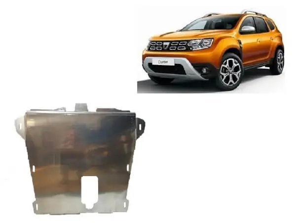 Pohjapanssari Dacia Duster (2018-2024), moottori, vaihdelaatikko, alumiinia 🙂 Osta Verkossa