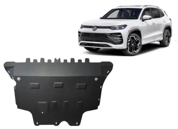 Kausialennus Pohjapanssari Volkswagen Tiguan (2024➟), moottori, vaihdelaatikko, jäähdytin, terästä 🙂