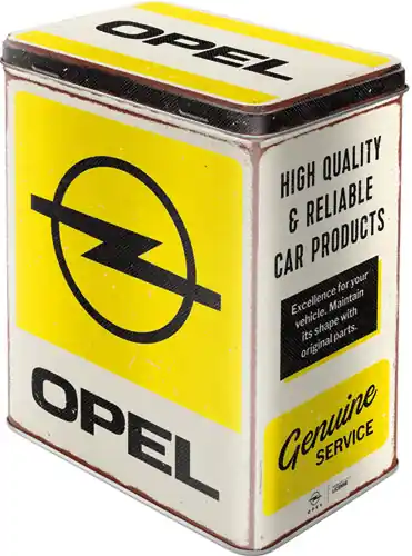 Alennettu Hinta Säilytyspurkki Opel Service, Nostalgic Art 🙂