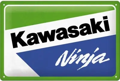 Poisto Peltikyltti Kawasaki Ninja 20 x 30 cm, Nostalgic Art 🙂