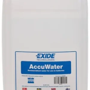 Akkuvesi demineralisoitu 25 l, Exide 🙂 Alennettu