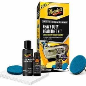 Ajovalojen kirkastussarja Heavy Duty Headlight Kit, Meguiars 🙂 Pakollinen (Must-Have)