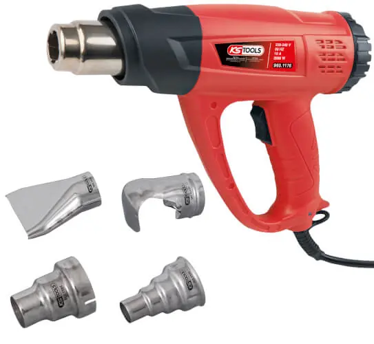 Älä Missaa Kuumailmapuhallinsarja digitaalinen 2000 W, KS-Tools 🙂