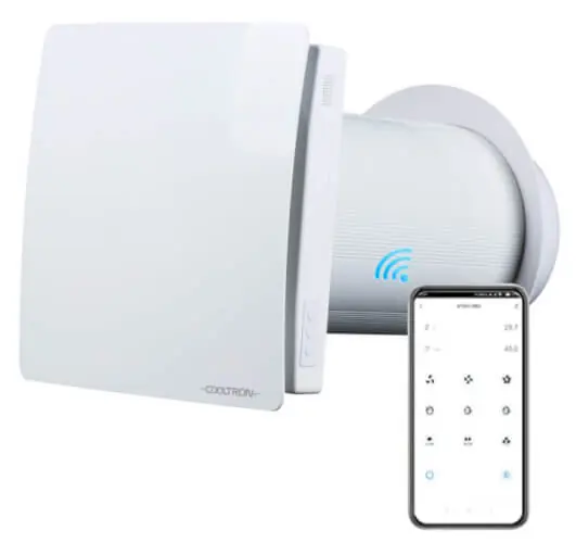 Suoraan Valmistajalta Ilmanvaihtokone Reco 60 SYNC WIFI lämmön talteenotolla, Cooltron 🙂