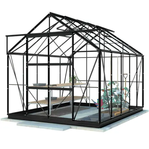 Erikoistarjous Kasvihuone Glass 8,2m2, Lykke đ