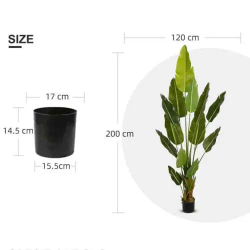 Tekokasvi Bird of Paradise 200 cm, Lykke đ ĂlĂ€ Missaa