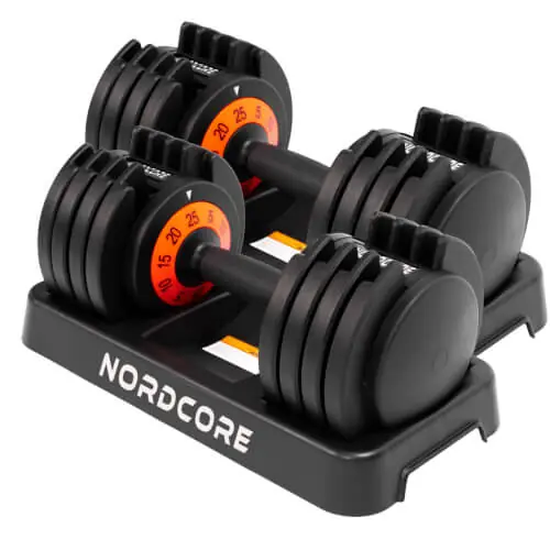 Osta Verkossa Säädettävä käsipainosetti Core 2 x 25 kg, Nordcore 🙂