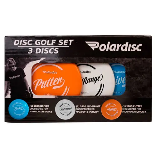 Kausialennus Frisbeegolf-kiekkosetti 3 kpl, Polardisc 🙂