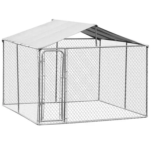 Osta Tänään Koira-aitaus katoksella 6 x 3 m, Trekker 🙂