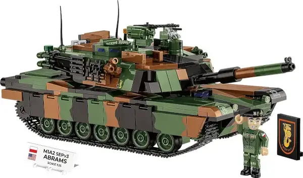 Alennettu Hinta Koottava panssarivaunu M1A2 SEPv3 Abrams, 1065 osaa, Cobi đ
