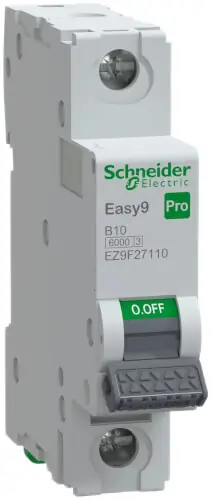 Viimeinen Mahdollisuus Johdonsuojakatkaisija Easy9 MCB 1C10 6 kA, Schneider Electric 🙂