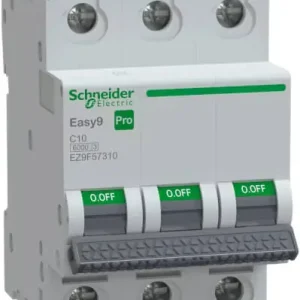 Ilmainen Palautus Johdonsuojakatkaisija Easy9 MCB 3C10 6 kA, Schneider Electric 🙂