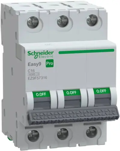 Alennettu Johdonsuojakatkaisija Easy9 MCB 3C20 6 kA, Schneider Electric đ