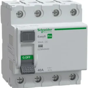 Vikavirtasuojakytkin Easy9 RCCB 4P 40 A 30 mA, Schneider Electric 🙂 Vain Rajoitetun Ajan
