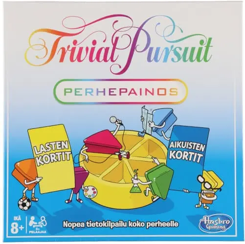 Alennus Trivial Pursuit Perhepainos, Hasbro Games 🙂