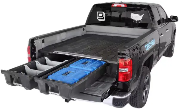Vetolaatikkojärjestelmä 5‘9" lavalle, Chevrolet Silverado 2007-2018, Decked 🙂 Alkuperäinen