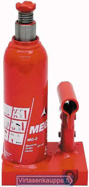 Alennus Hydraulinen pullonostin 5 t, Mega 🙂