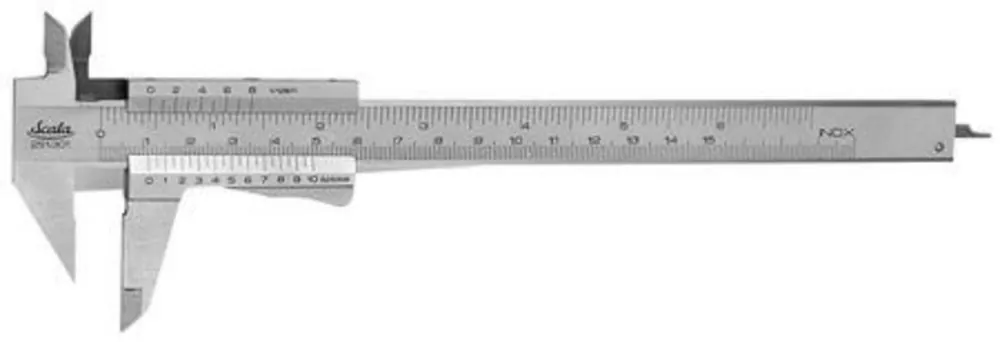 Uusi Kokoelma Timpurin työntömitta 150 mm, Scala 🙂