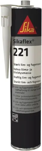 Edullinen Hinta Liimamassa Sikaflex 221, harmaa 300 ml, Sika 🙂