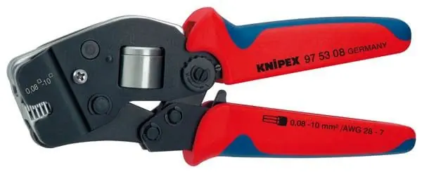 Tilaa Heti Pääteholkkipihdit 190 mm, päästä ladattava, Knipex 🙂