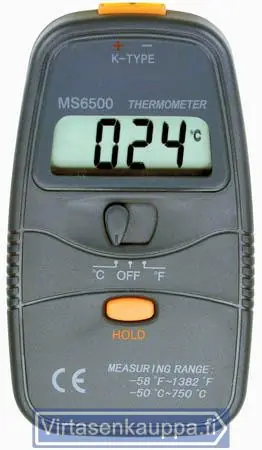 Digitaalinen lämpömittari -50-750°C, King 🙂 Edullinen