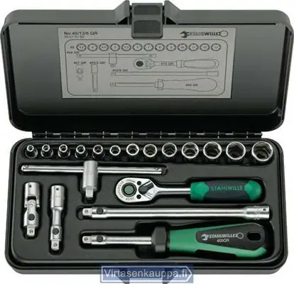 Merkkituote Hylsyavainsarja QR 1/4", Stahlwille đ