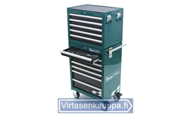 Halpa Korjaamovaunu 12 laatikkoa ja työkaluja 3/8"&1/4" - Kamasa-Tools 🙂