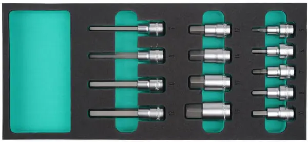 Pakollinen (Must-Have) Hylsysarja 1/2", kuusiokantapää, pitkä ja lyhyt, Kamasa-Tools 🙂