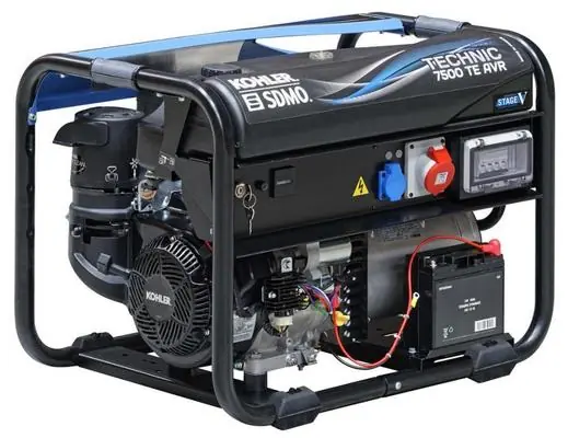 Aggregaatti Technic 7500 TE AVR C5 (6,5 kW), SDMO đ Poisto